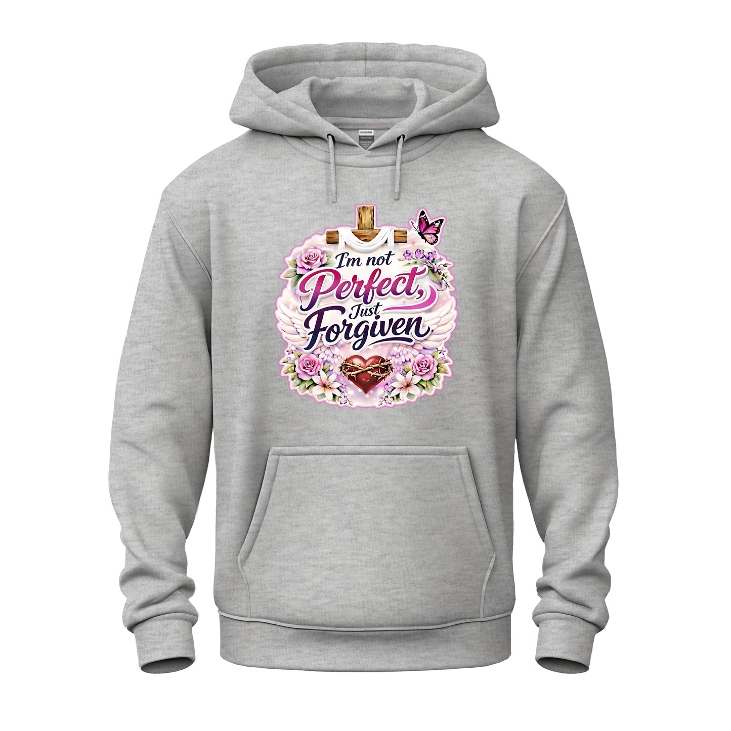 I'm Not Perfect, Just Forgiven Nature Edition Christian Unisex Heavy Blend™ Hooded Sweatshirt
