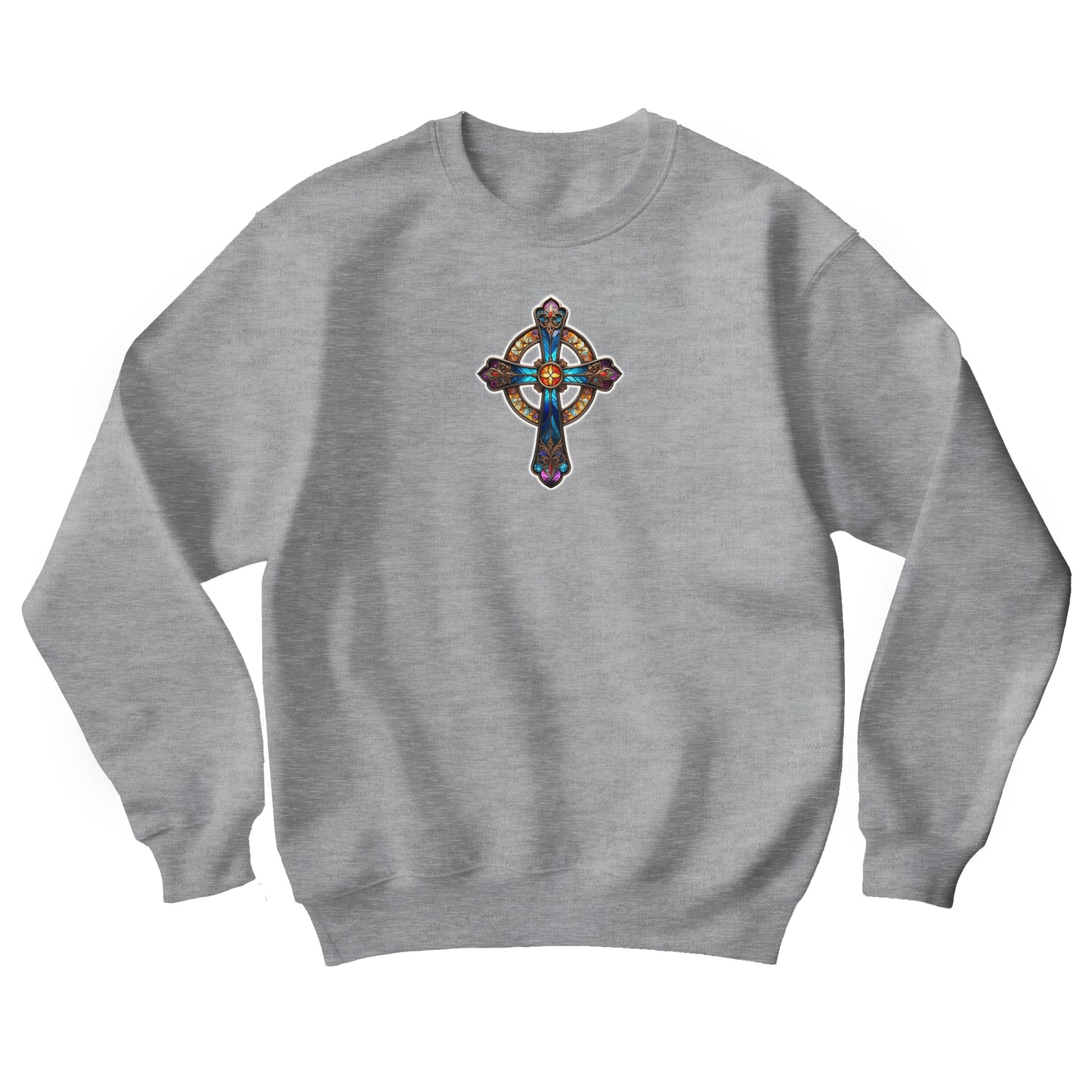 Radiant Cross Unisex Heavy Blend™ Crewneck Sweatshirt