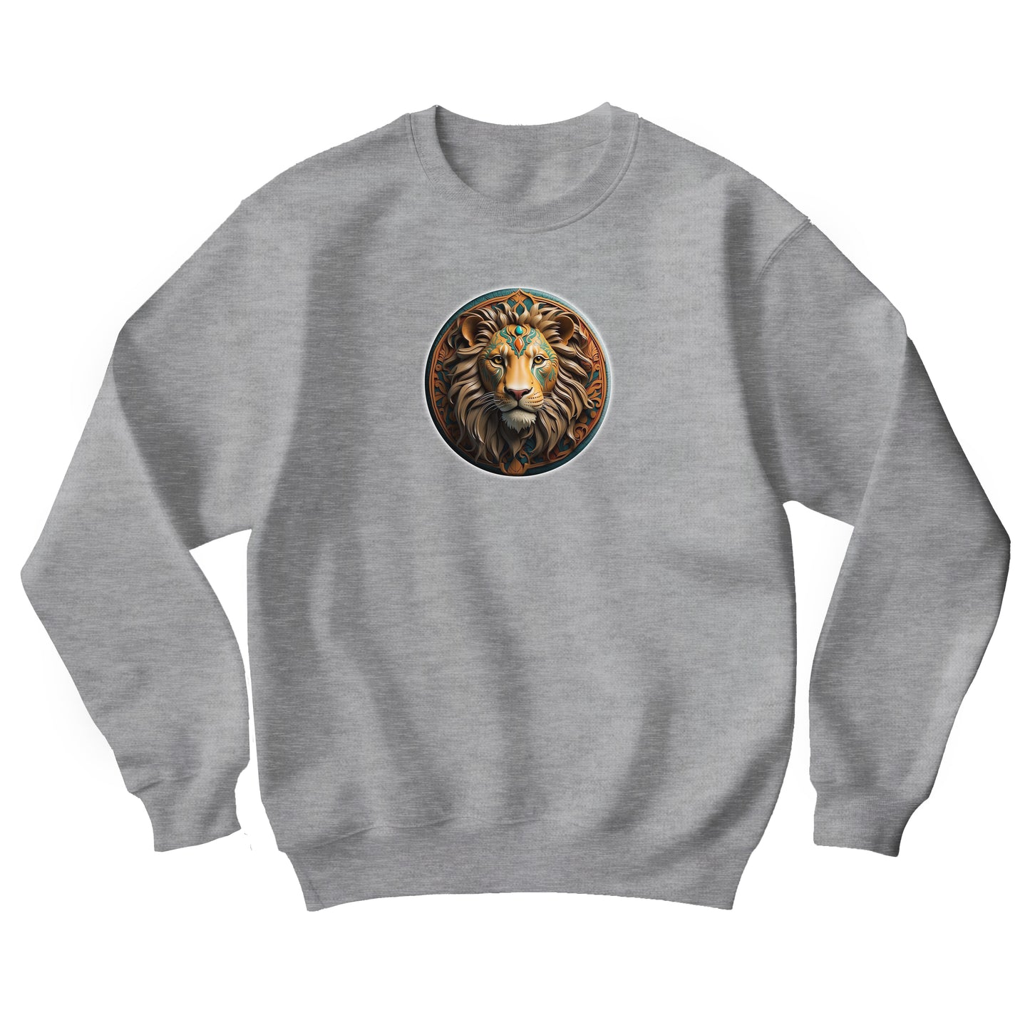 Majestic Redeemer Lion of Judah  Unisex Heavy Blend™ Crewneck Sweatshirt