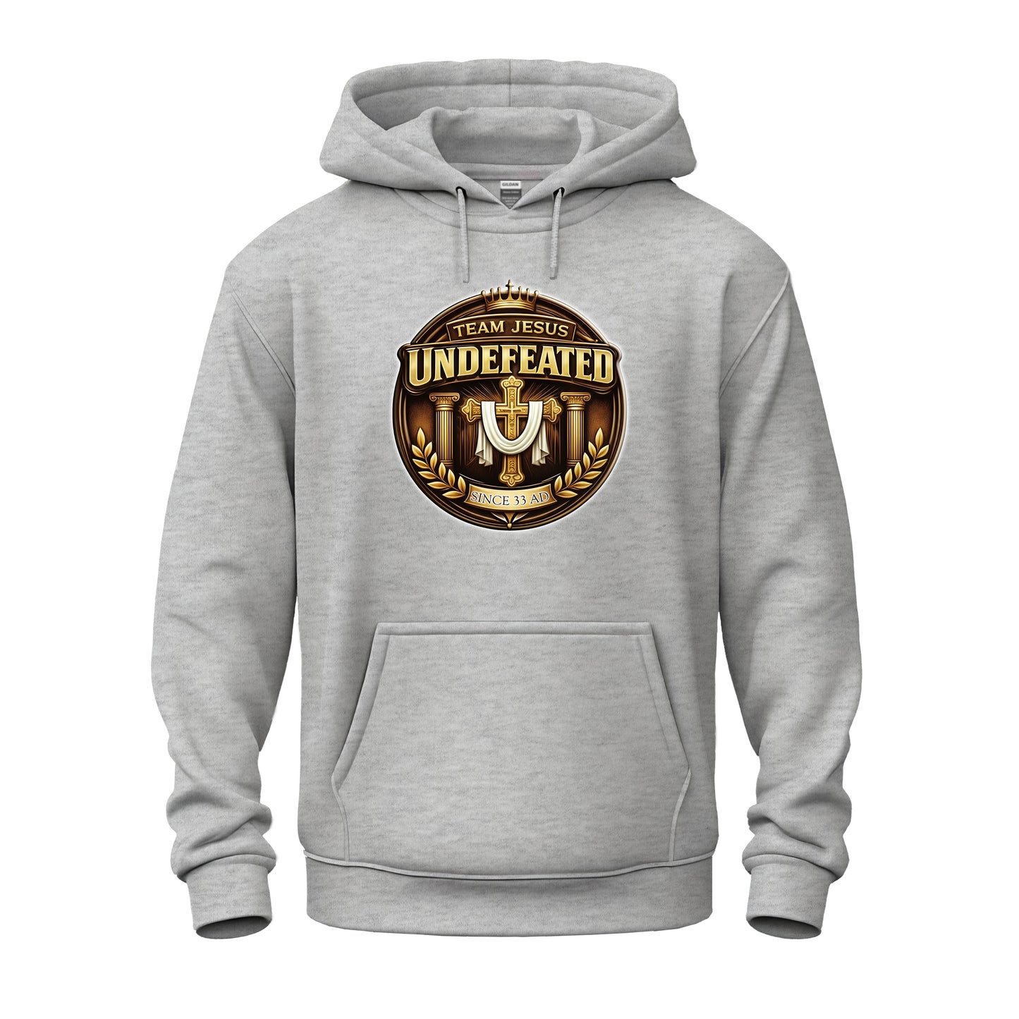 Team Jesus, Undefeated Since 33 AD Unisex Heavy Blend™ Hooded Sweatshirt