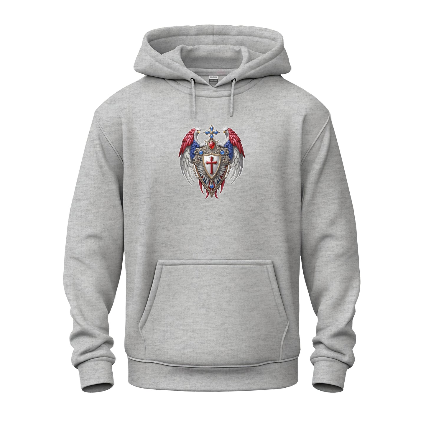 Winged Guardians of Faith Unisex Heavy Blend™ Hooded Sweatshirt