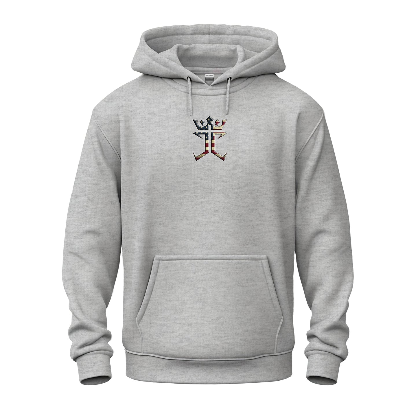 Jesus Christ Is King In The USA Vintage Unisex Heavy Blend™ Hooded Sweatshirt