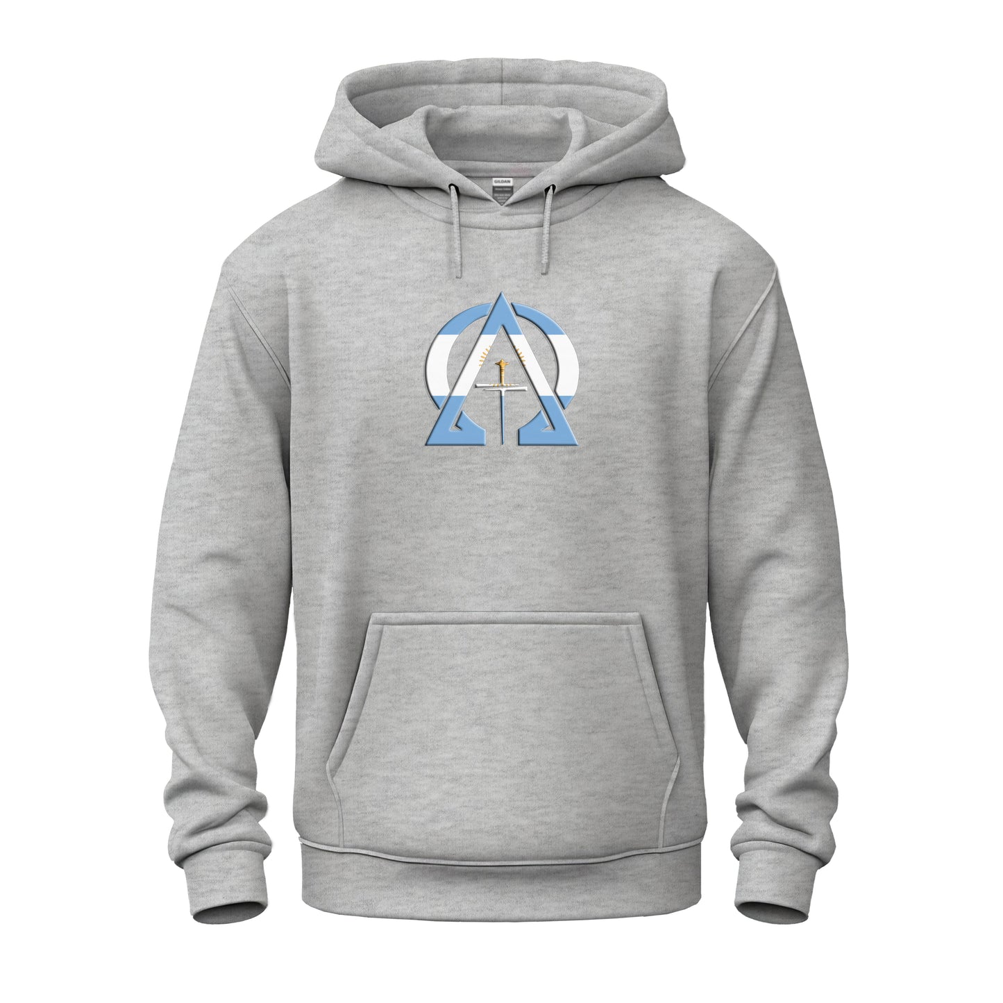 Alpha & Omega Argentina - Unisex Heavy Blend™ Hooded Sweatshirt