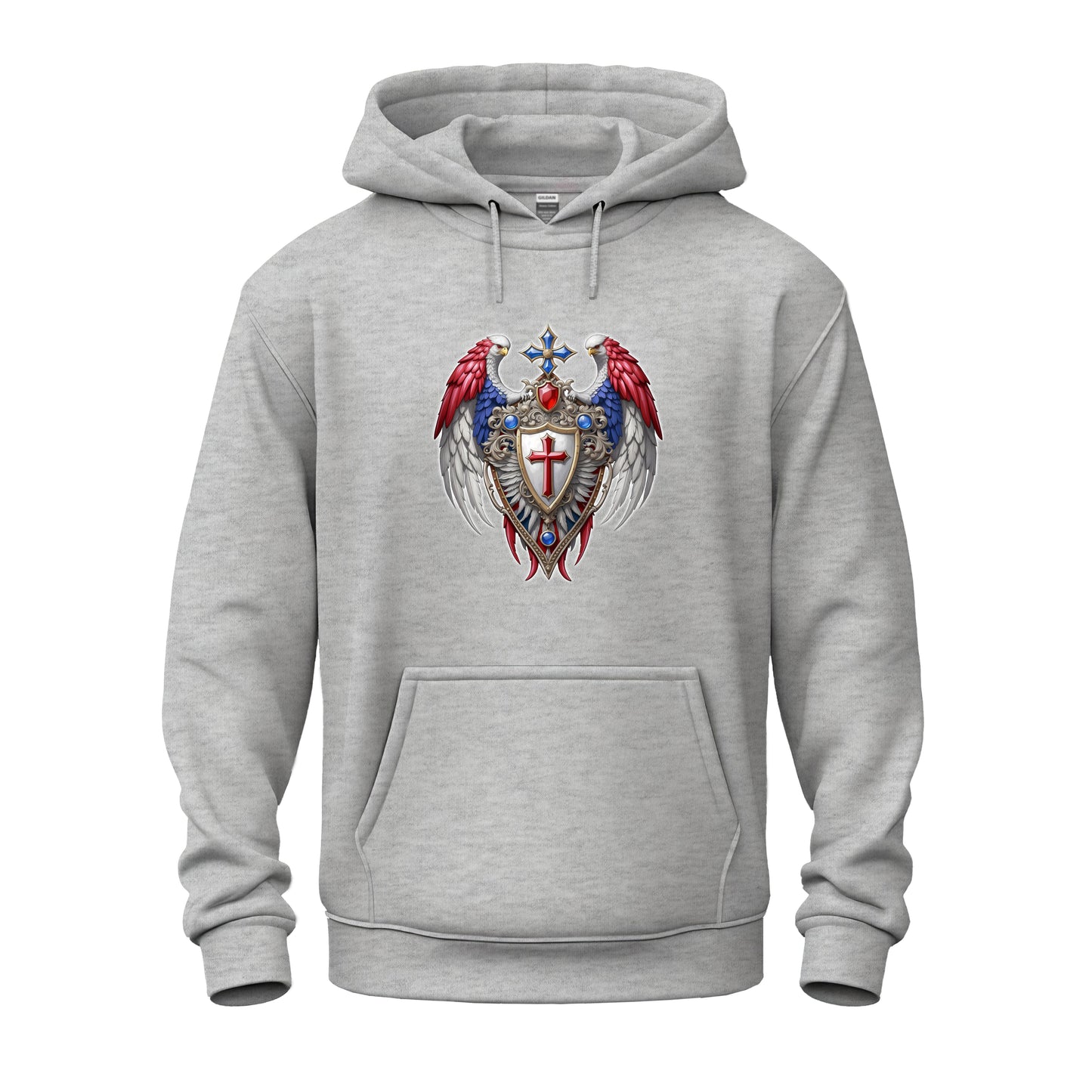 Winged Guardians of Faith Unisex Heavy Blend™ Hooded Sweatshirt