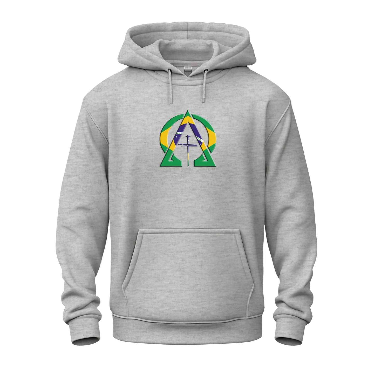 Alpha & Omega Brazil Unisex Heavy Blend™ Hooded Sweatshirt
