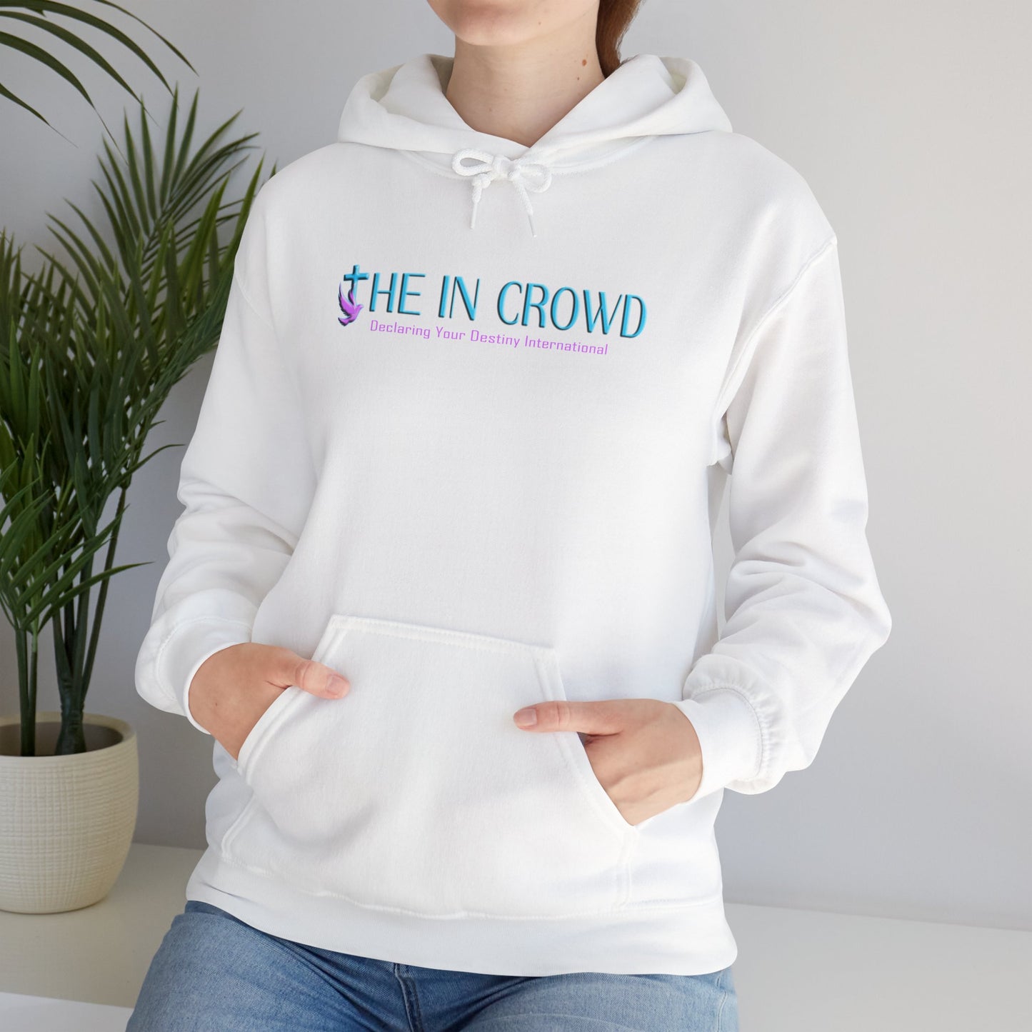 Lilac/Teal The In Crowd DYD Unisex Heavy Blend™ Hooded Sweatshirt