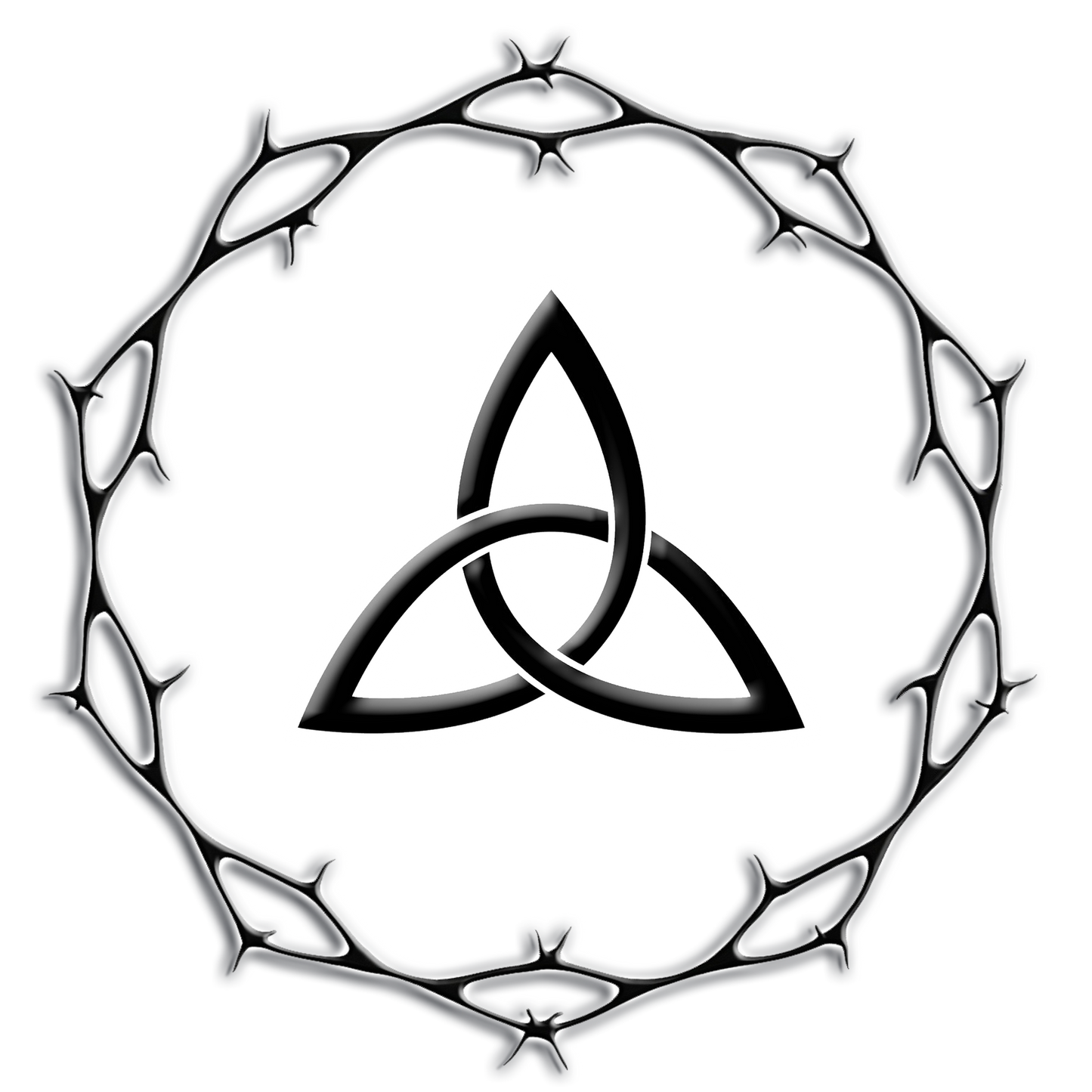 Circle of Thorns & Trinity Knot Unisex Heavy Blend™ Crewneck Sweatshirt