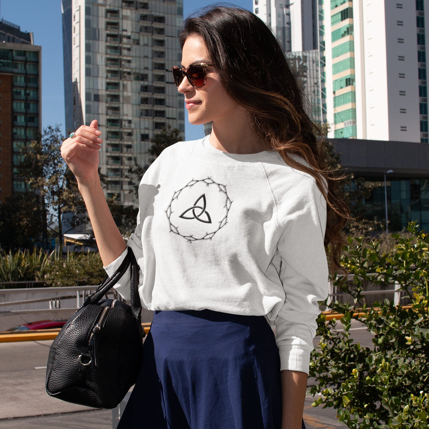 Circle of Thorns & Trinity Knot Unisex Heavy Blend™ Crewneck Sweatshirt