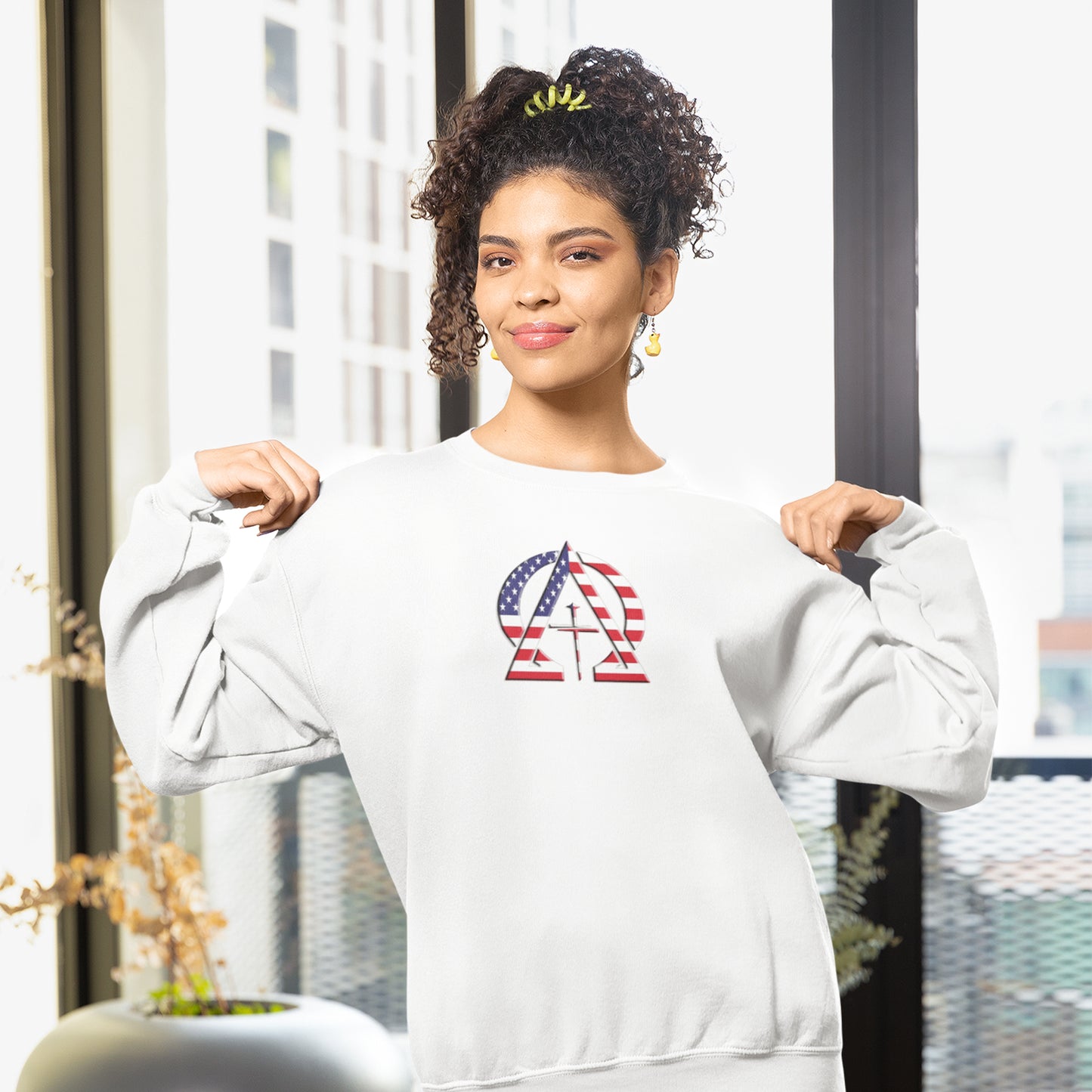 Alpha & Omega USA Unisex Heavy Blend™ Crewneck Sweatshirt