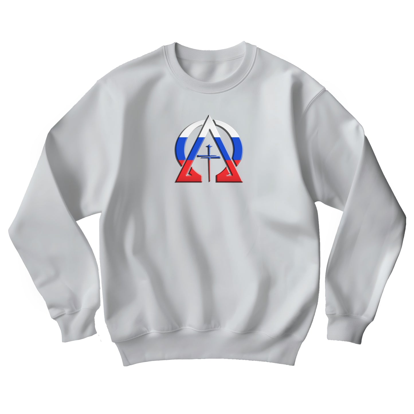 Alpha & Omega Russia Unisex Heavy Blend™ Crewneck Sweatshirt