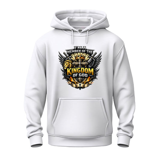 Bold & Warrior-Driven Member of the Kingdom of God Unisex Heavy Blend™ Hooded Sweatshirt