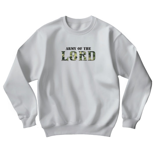 Green Camo Army of the Lord Unisex Heavy Blend™ Crewneck Sweatshirt