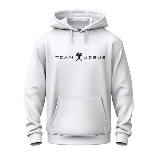 Team Jesus Modern Script, Undefeated Since 33 AD Unisex Heavy Blend™ Hooded Sweatshirt