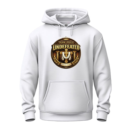 Team Jesus, Undefeated Since 33 AD Unisex Heavy Blend™ Hooded Sweatshirt