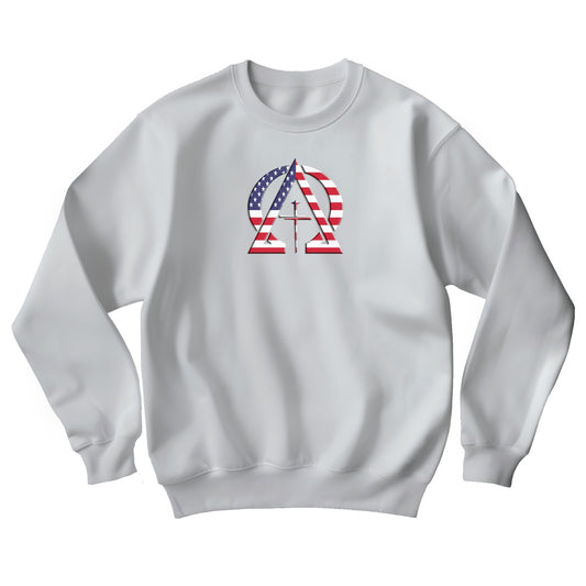 Alpha & Omega USA Unisex Heavy Blend™ Crewneck Sweatshirt