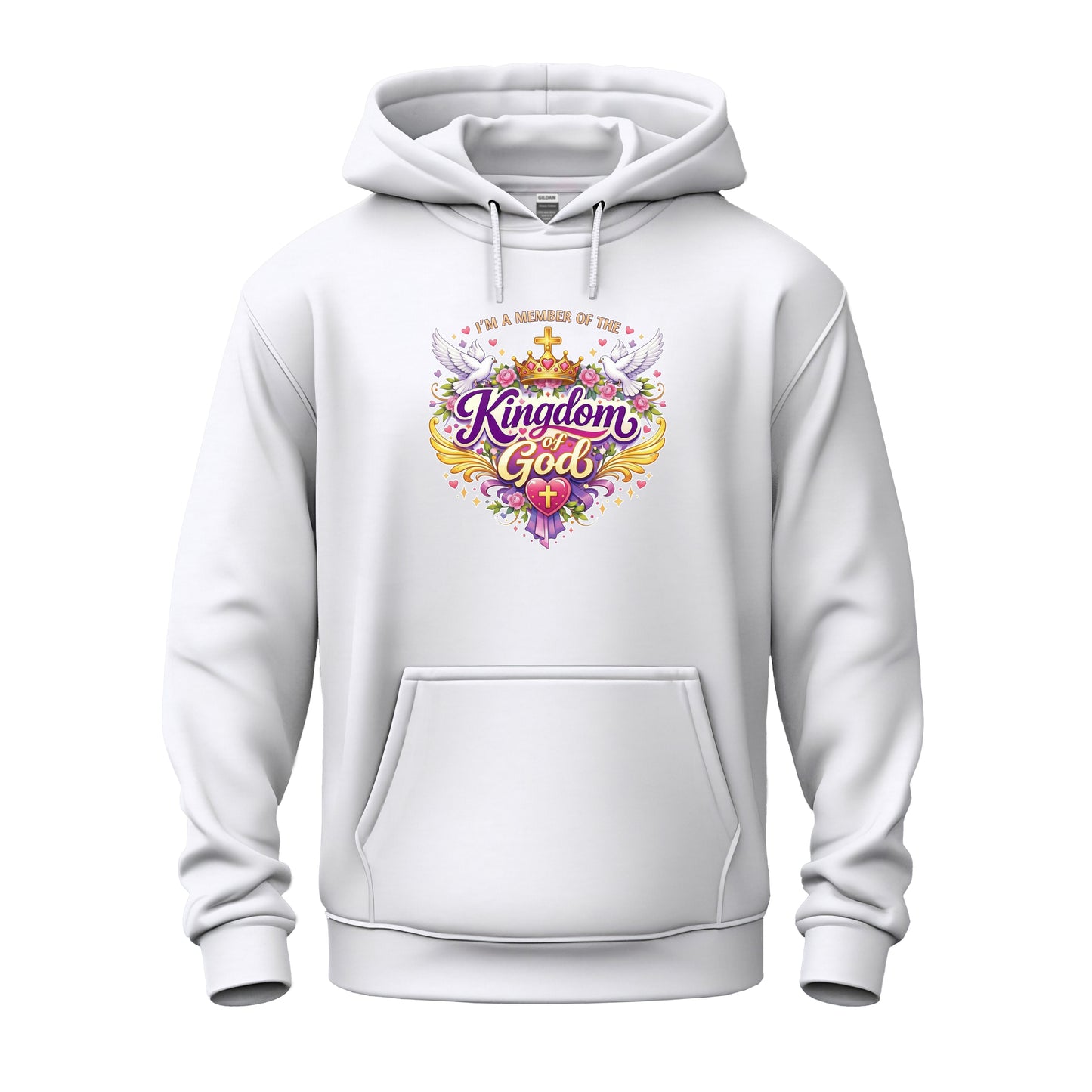 Graceful & Royal Member of the Kingdom of God Unisex Heavy Blend™ Hooded Sweatshirt