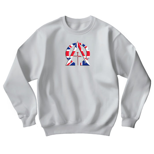 Alpha & Omega United Kingdom Unisex Heavy Blend™ Crewneck Sweatshirt