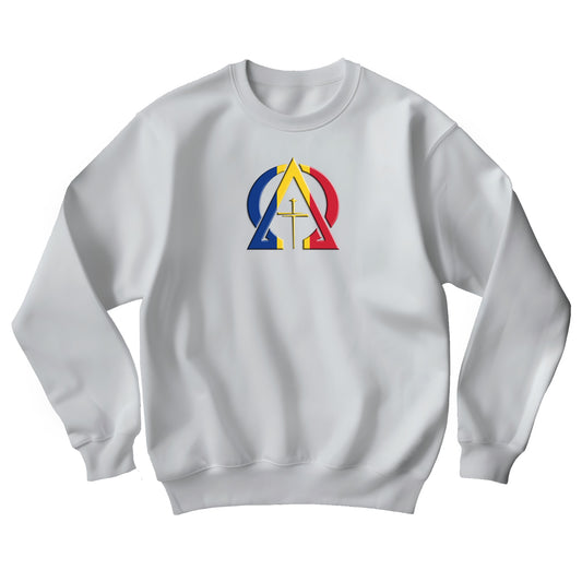 Alpha & Omega Romania Unisex Heavy Blend™ Crewneck Sweatshirt