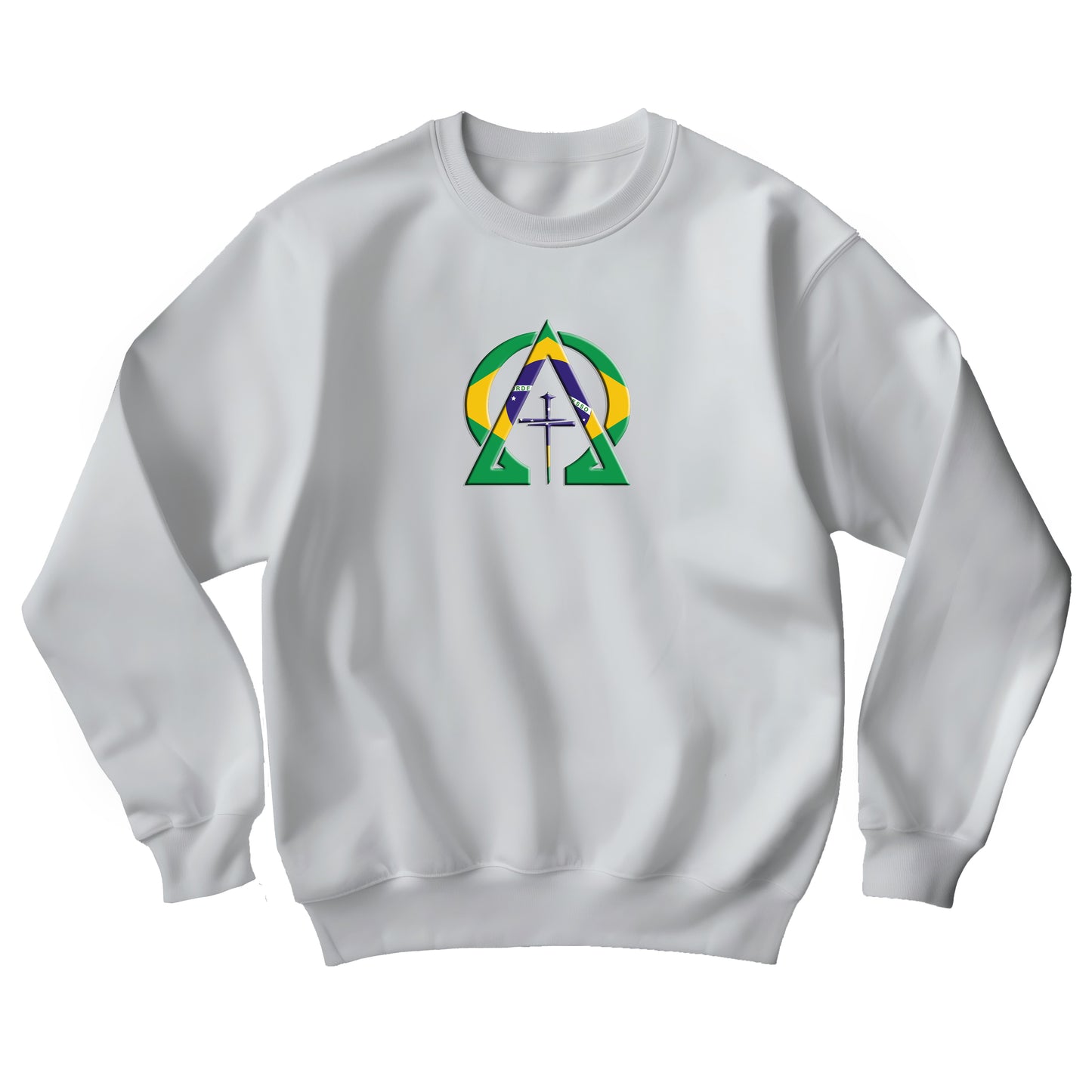 Alpha & Omega Brazil Unisex Heavy Blend™ Crewneck Sweatshirt