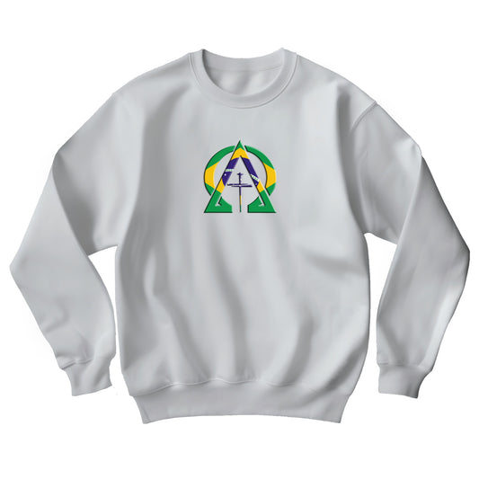 Alpha & Omega Brazil Unisex Heavy Blend™ Crewneck Sweatshirt