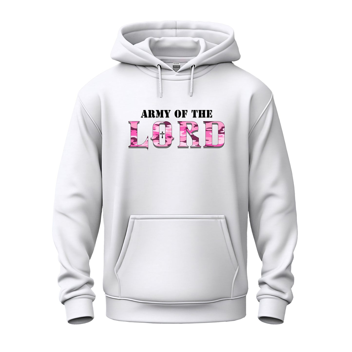 Army Of The Lord Pink Camo Unisex Heavy Blend™ Hooded Sweatshirt