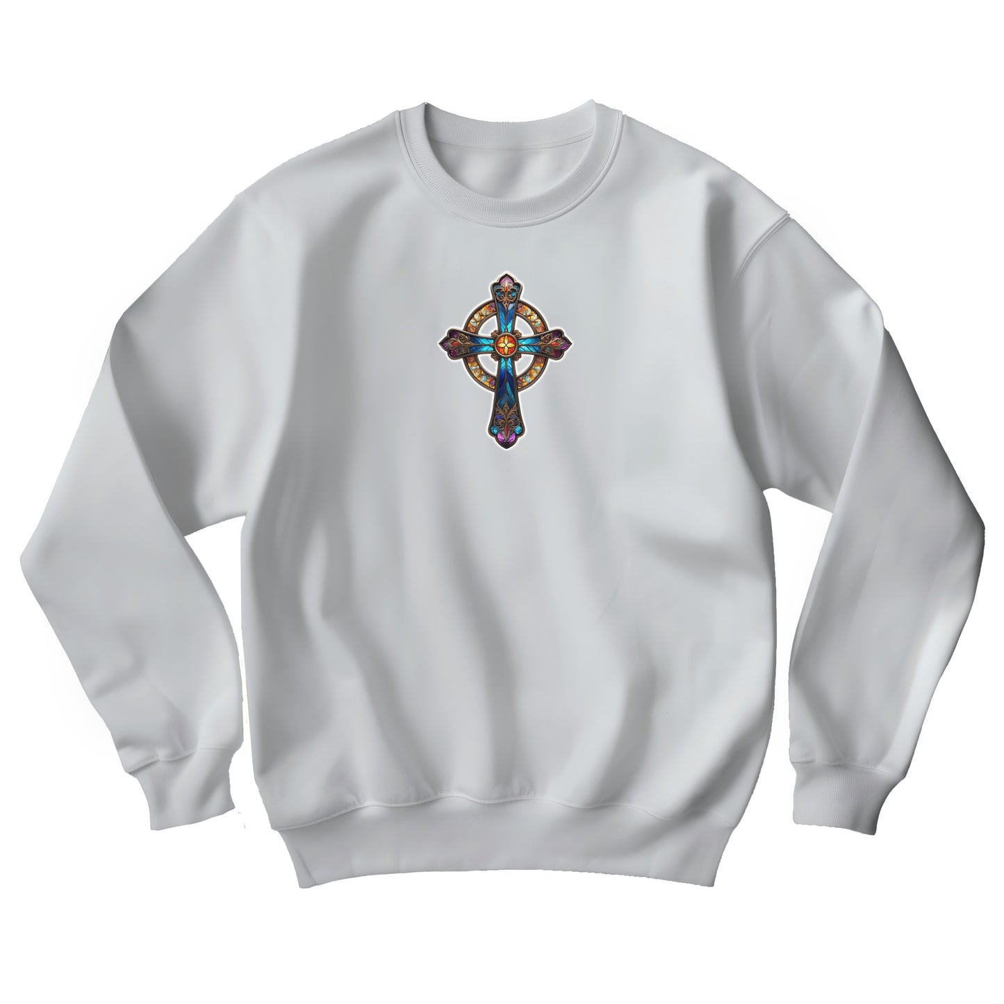Radiant Cross Unisex Heavy Blend™ Crewneck Sweatshirt