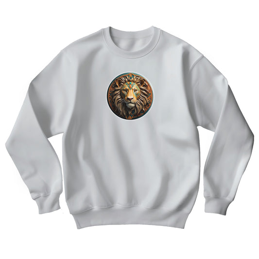 Majestic Redeemer Lion of Judah  Unisex Heavy Blend™ Crewneck Sweatshirt