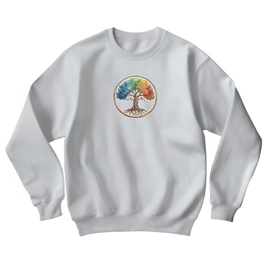Colorful Tree of Life Unisex Heavy Blend™ Crewneck Sweatshirt