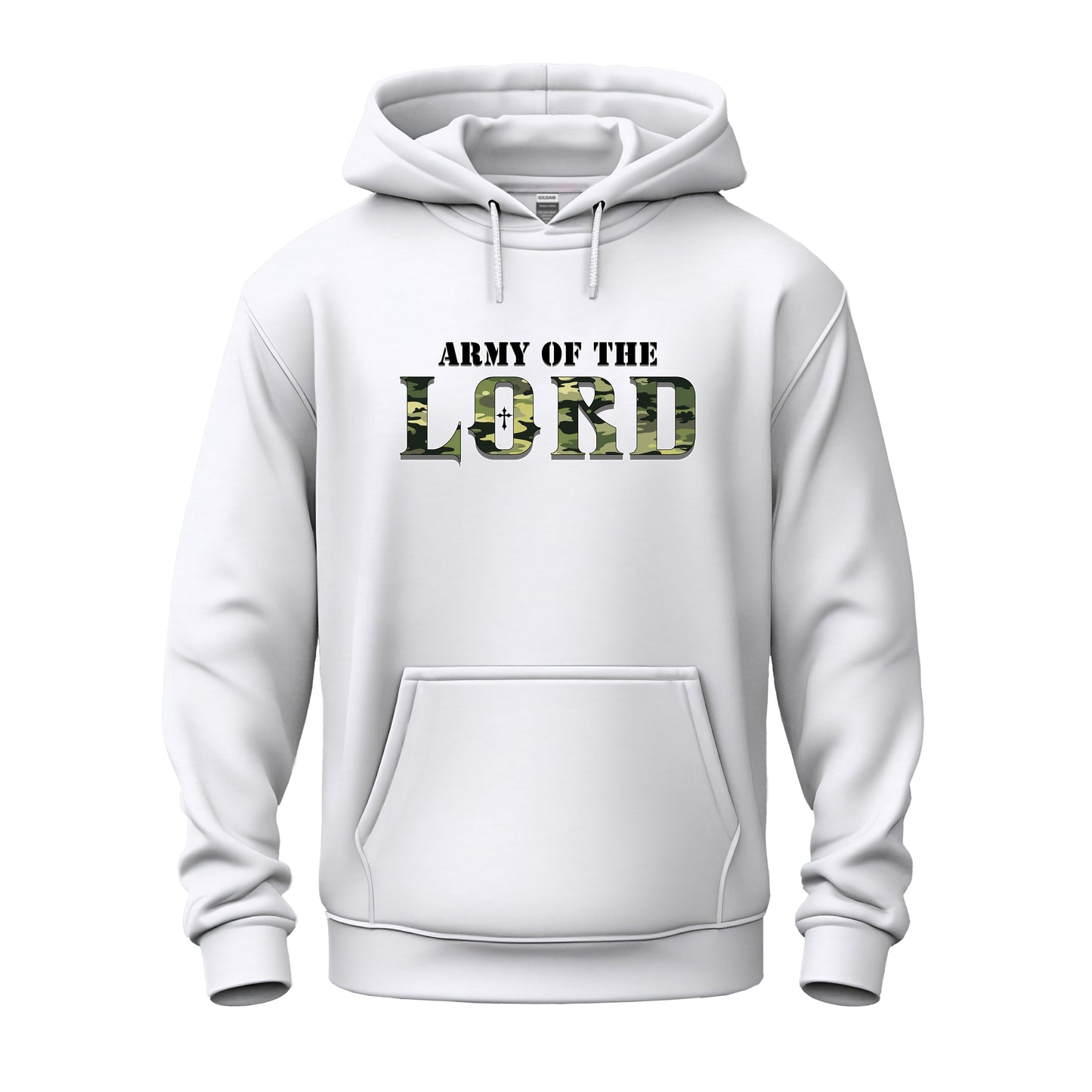 Army Of The Lord Green Camo Unisex Heavy Blend™ Hooded Sweatshirt