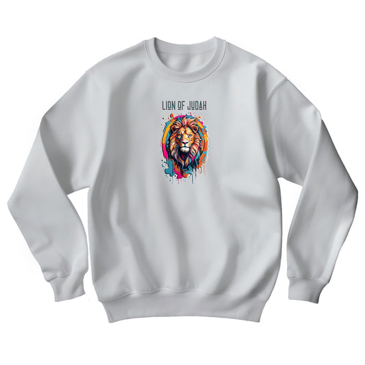 Graffiti Drip Lion of Judah  Unisex Heavy Blend™ Crewneck Sweatshirt