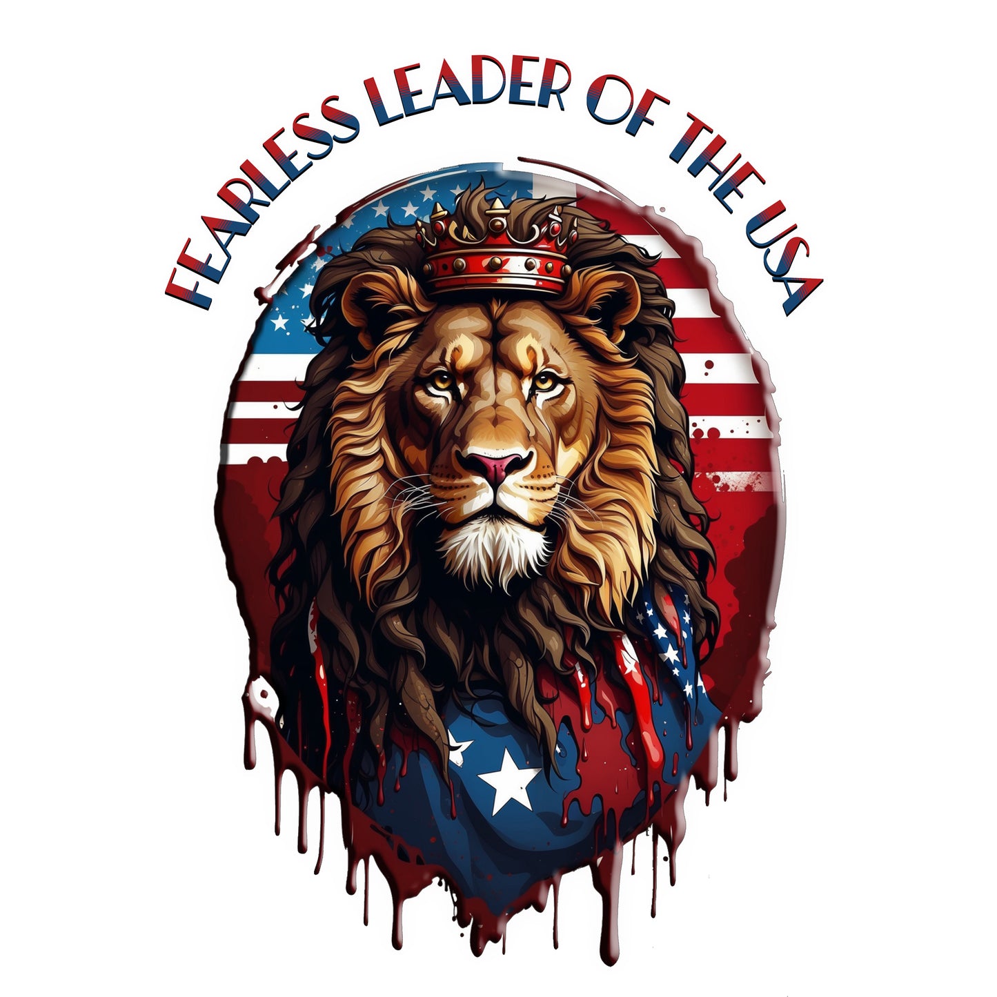 Fearless Leader of Faith  Lion of Judah  Unisex Heavy Blend™ Crewneck Sweatshirt