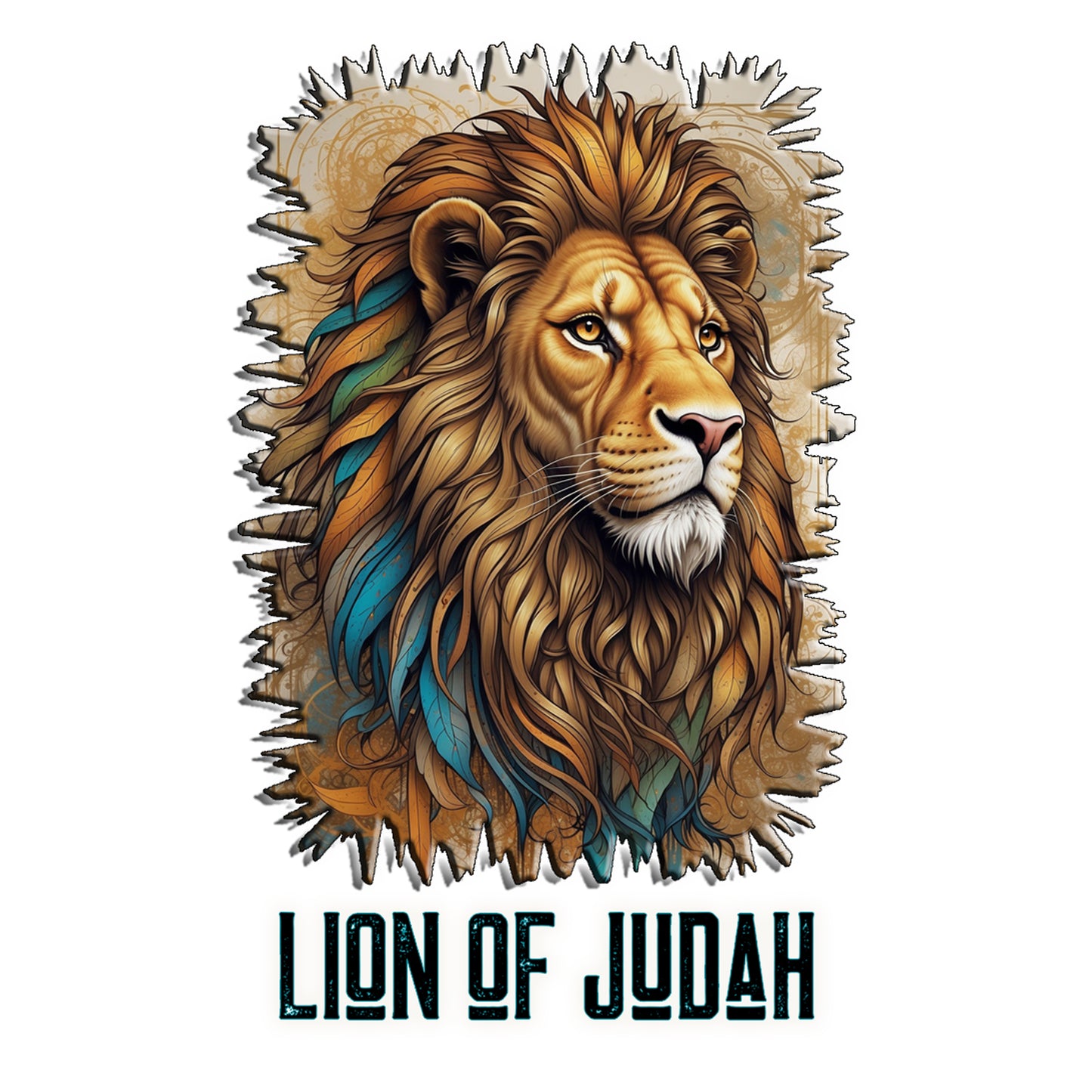 Divine King  Lion of Judah  Unisex Heavy Blend™ Crewneck Sweatshirt