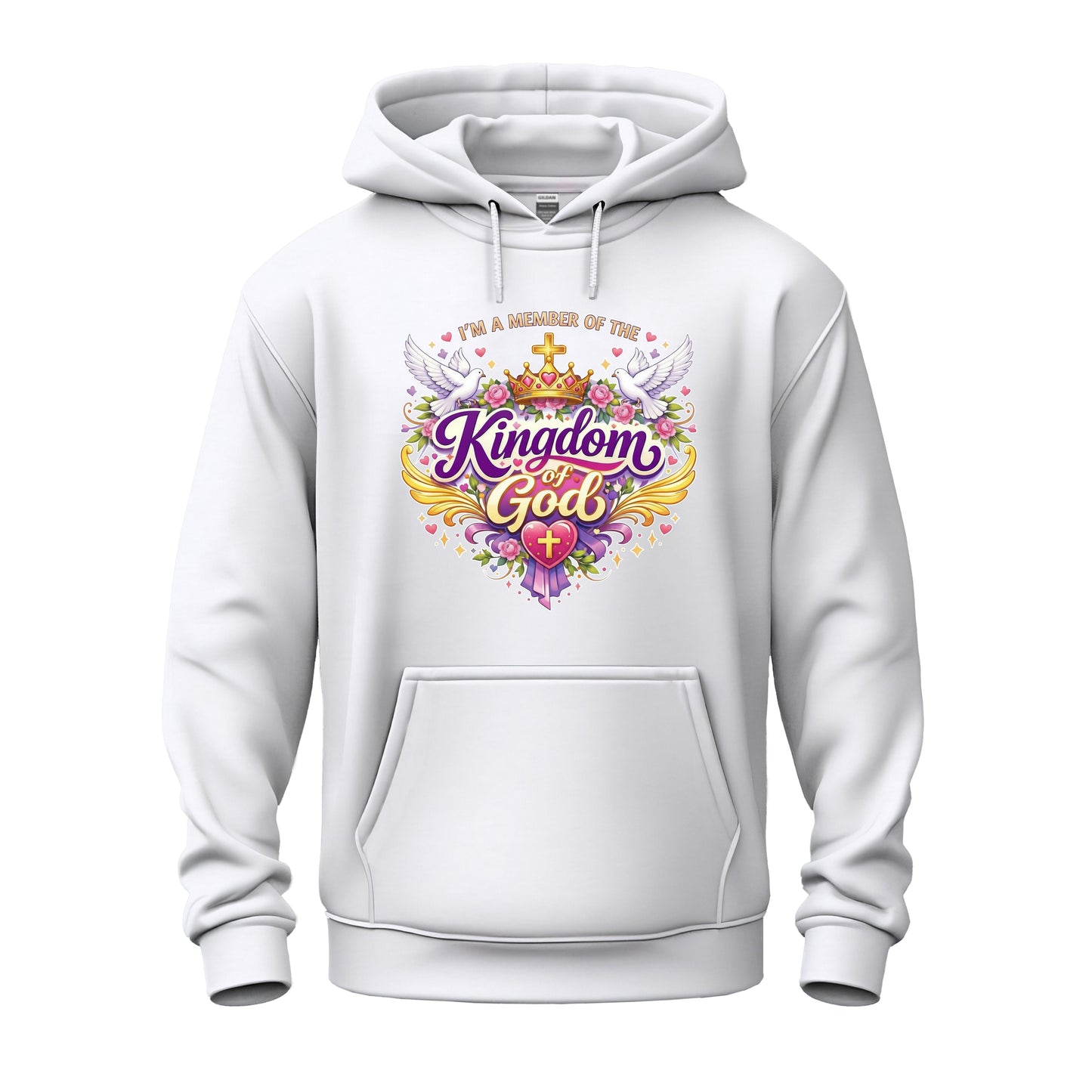 Member of the Kingdom of God Nature Edition Christian Unisex Heavy Blend™ Hooded Sweatshirt
