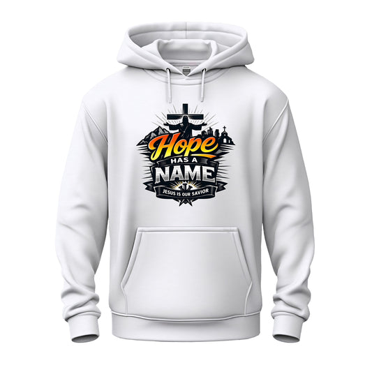 Hope Has A Name Christian Unisex Heavy Blend™ Hooded Sweatshirt