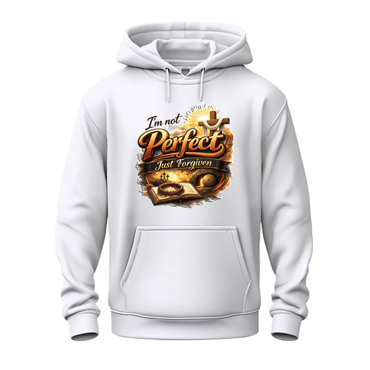 I'm Not Perfect, Just Forgiven Version 2  Christian Unisex Heavy Blend™ Hooded Sweatshirt