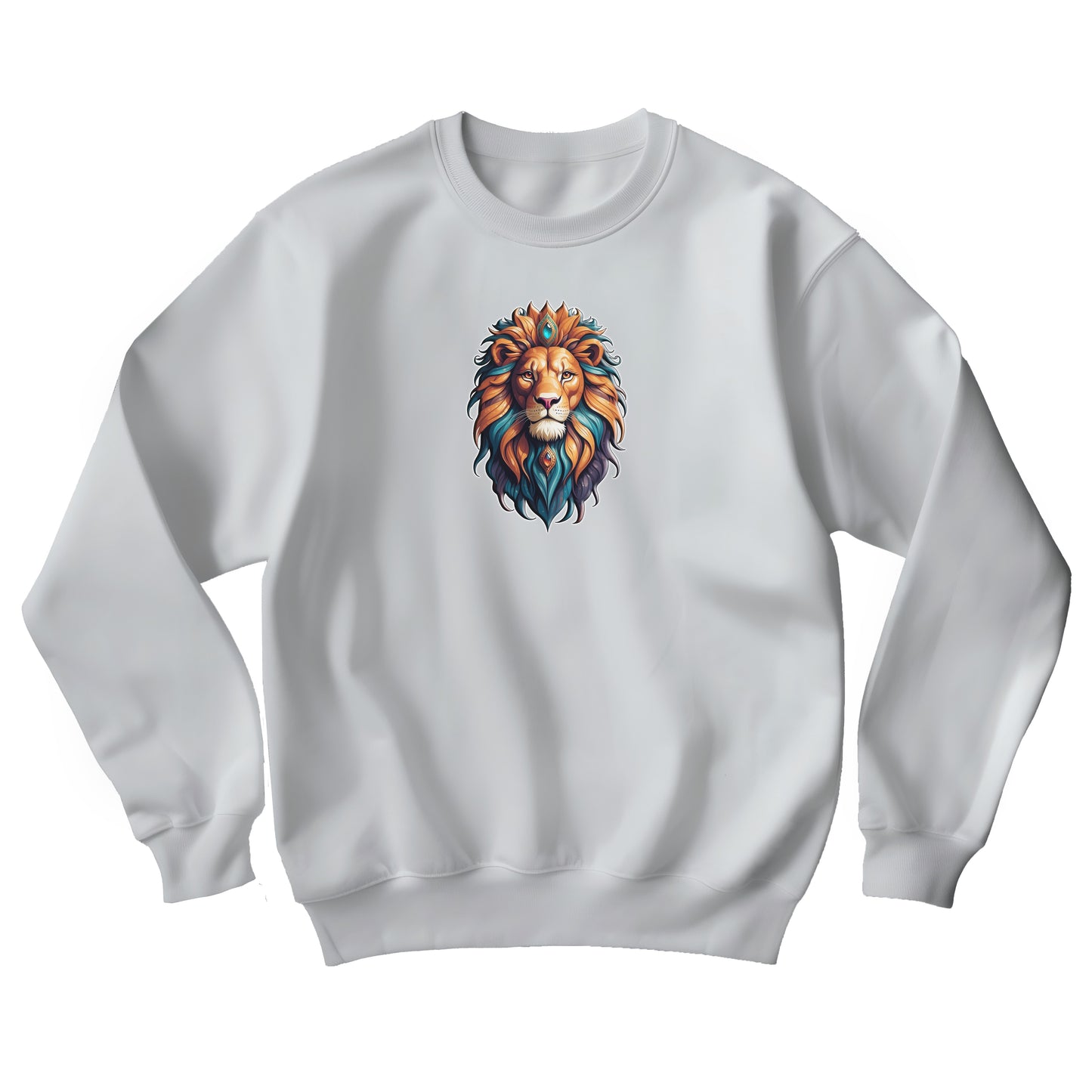 Majestic Savior  Lion of Judah  Unisex Heavy Blend™ Crewneck Sweatshirt