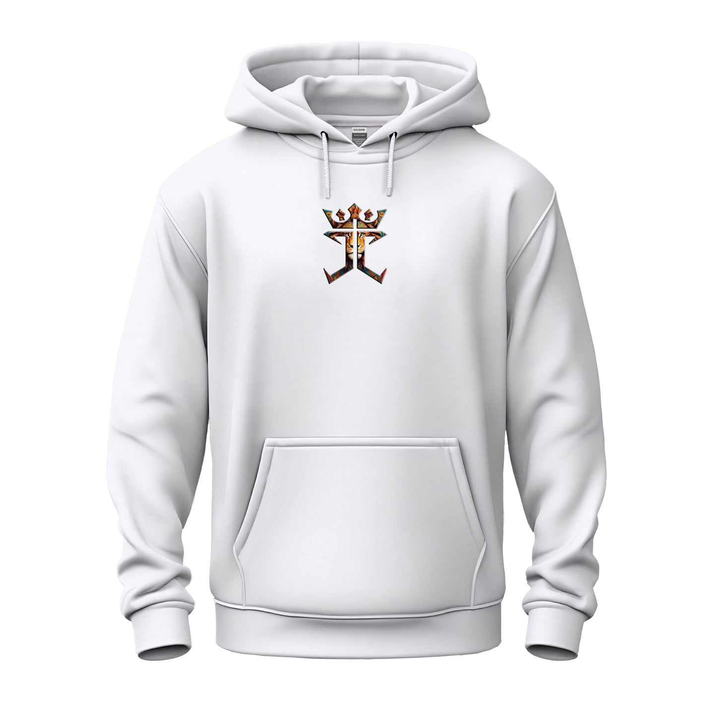 Jesus Christ Is King Lion Of Judah Logo Unisex Heavy Blend™ Hooded Sweatshirt