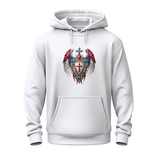 Winged Guardians of Faith Unisex Heavy Blend™ Hooded Sweatshirt