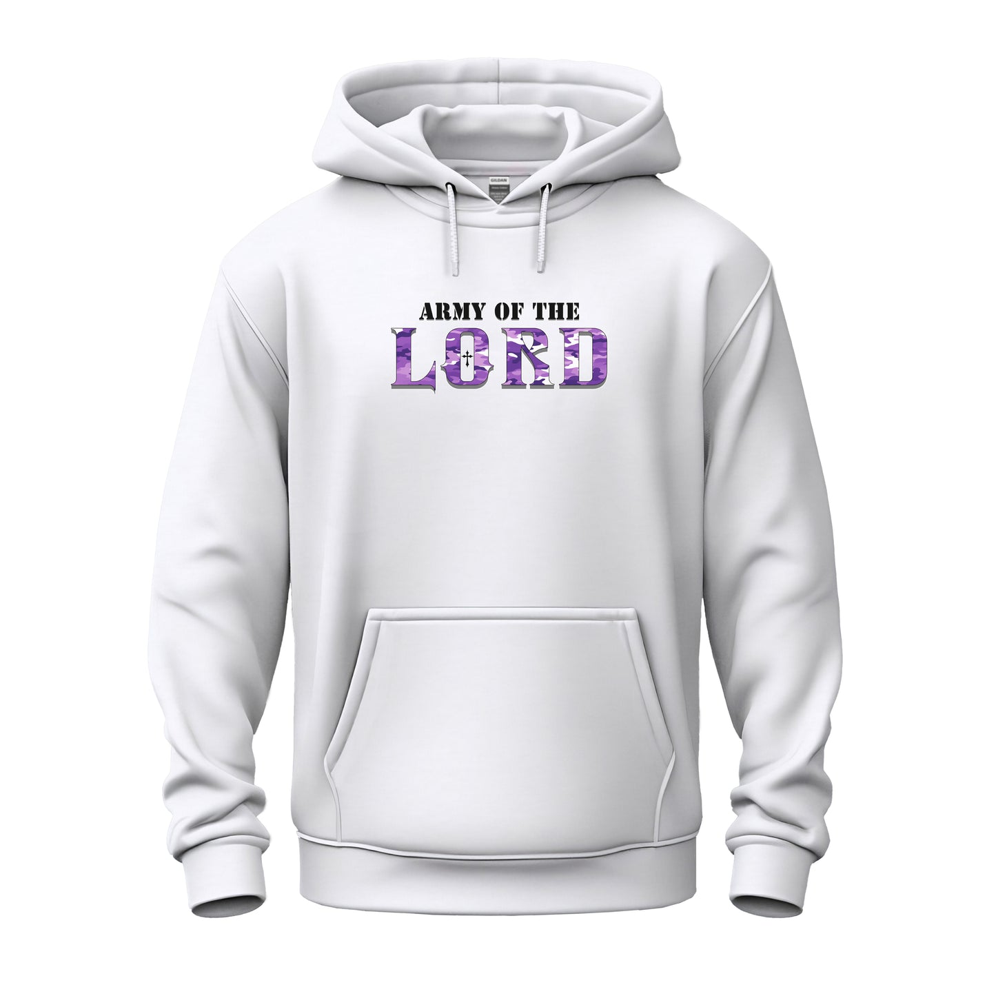 Army Of The Lord Purple Camo Unisex Heavy Blend™ Hooded Sweatshirt