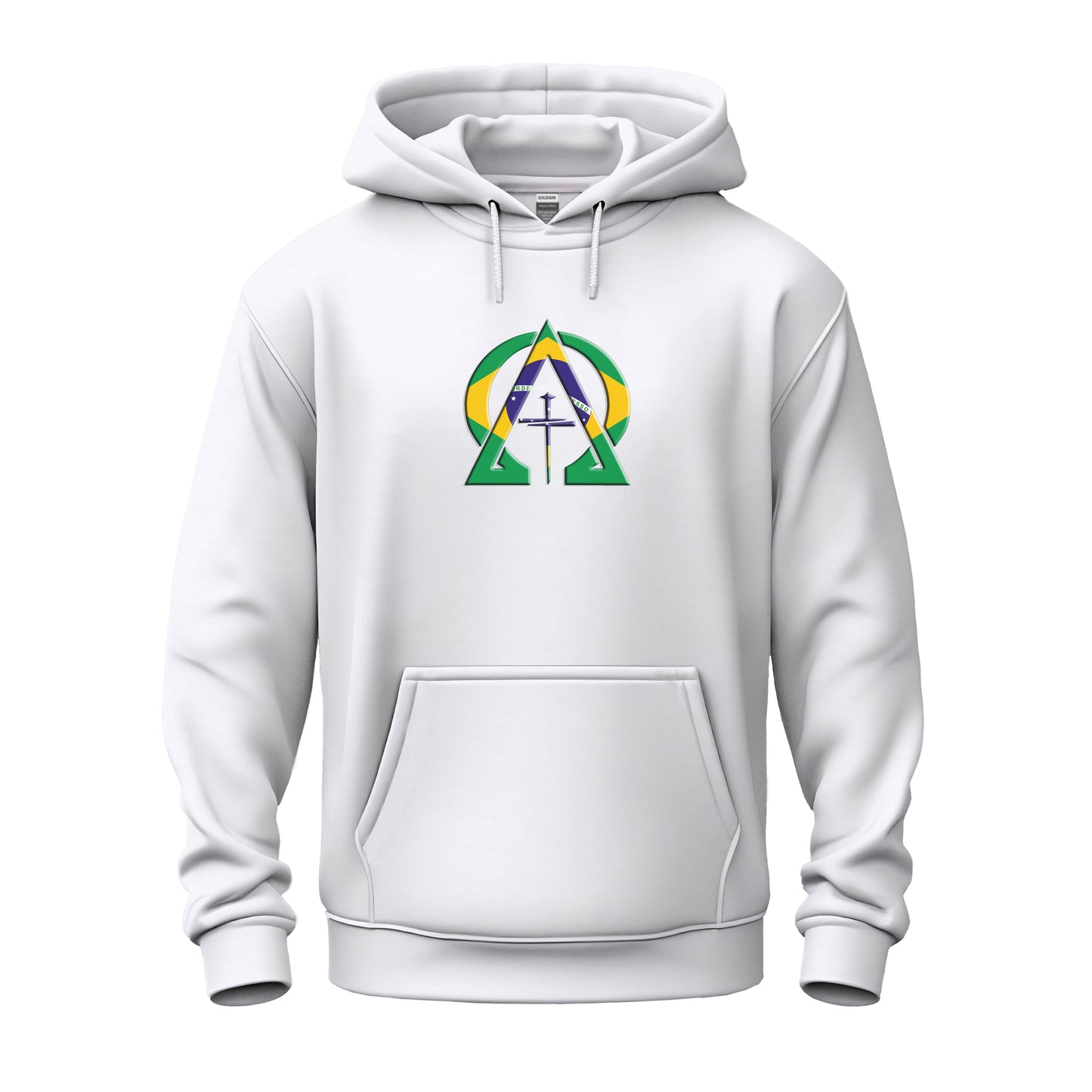 Alpha & Omega Brazil Unisex Heavy Blend™ Hooded Sweatshirt