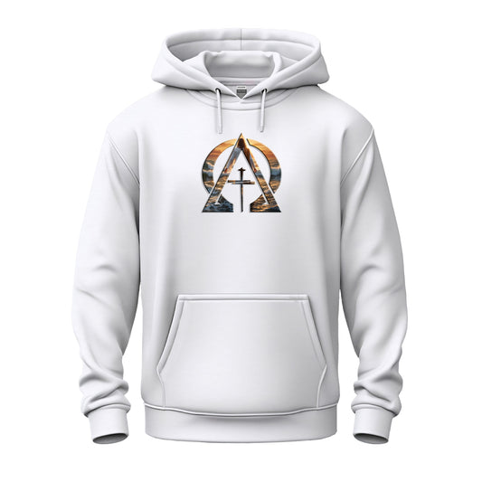 Alpha & Omega Divine Walking on Water Unisex Heavy Blend™ Hooded Sweatshirt