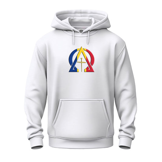 Alpha & Omega Romania Unisex Heavy Blend™ Hooded Sweatshirt