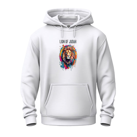 Graffiti Drip Lion Of Judah Logo Unisex Heavy Blend™ Hooded Sweatshirt