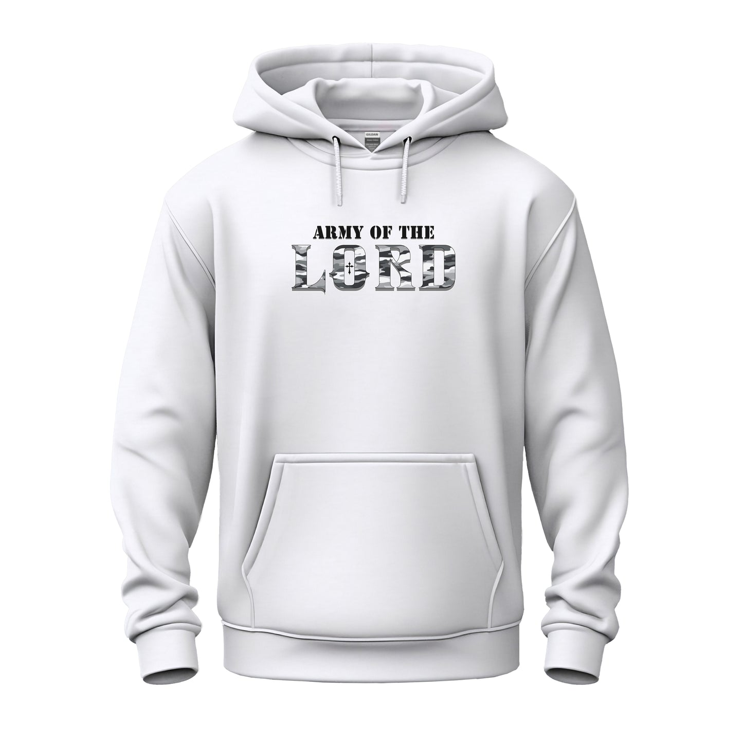 Army Of The Lord White Camo Unisex Heavy Blend™ Hooded Sweatshirt