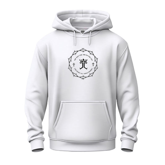 Jesus Christ's Crown of Thorns logo Unisex Heavy Blend™ Hooded Sweatshirt