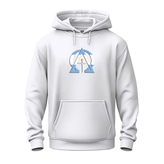 Alpha & Omega Argentina - Unisex Heavy Blend™ Hooded Sweatshirt