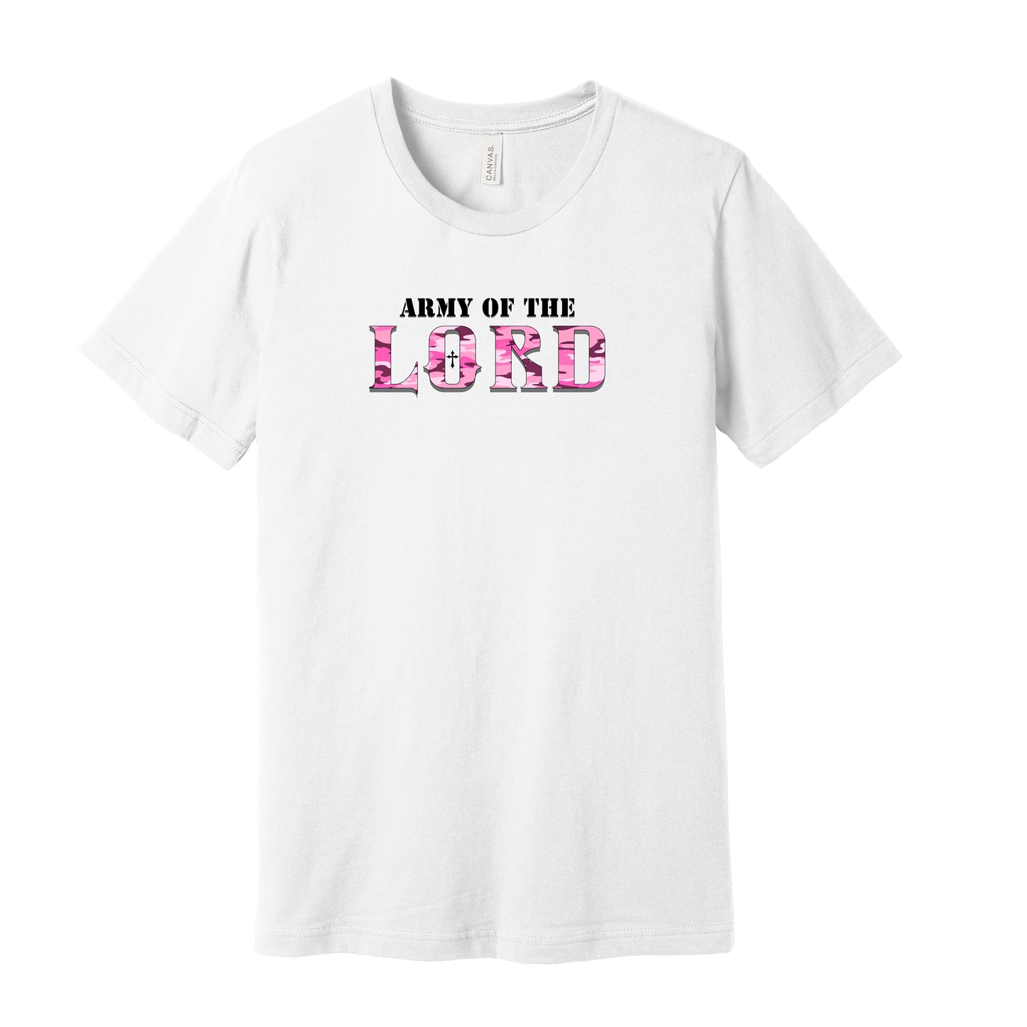 Pink Army Of The Lord Unisex Short Sleeve Tee