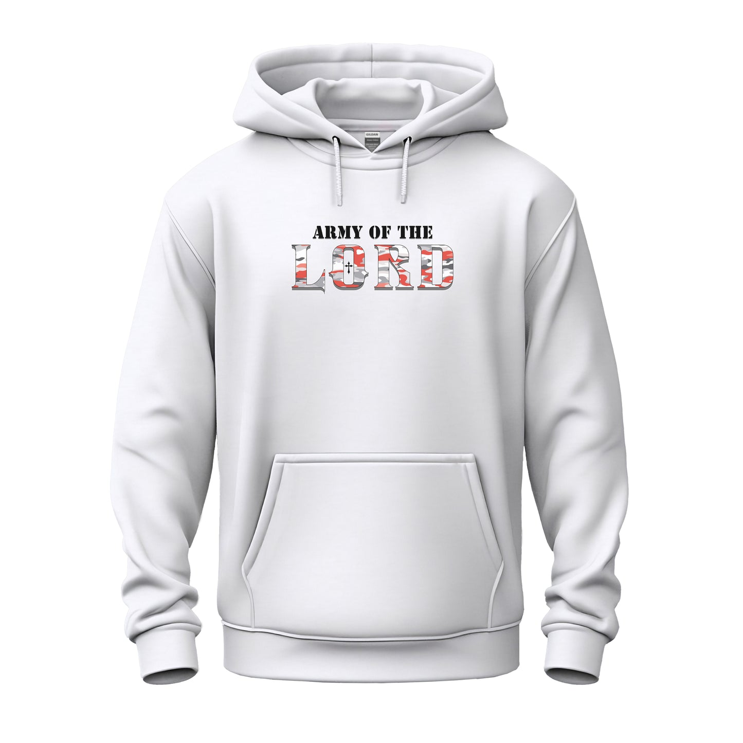 Army Of The Lord Red Camo Unisex Heavy Blend™ Hooded Sweatshirt