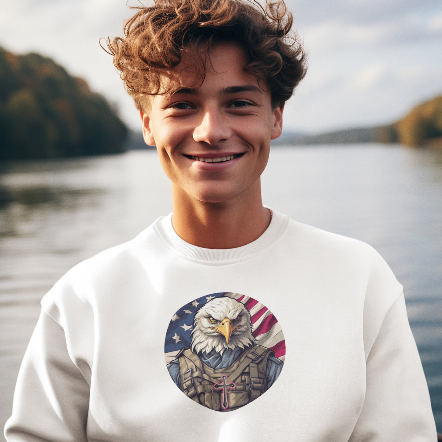 Wings of Valor Unisex Heavy Blend™ Crewneck Sweatshirt